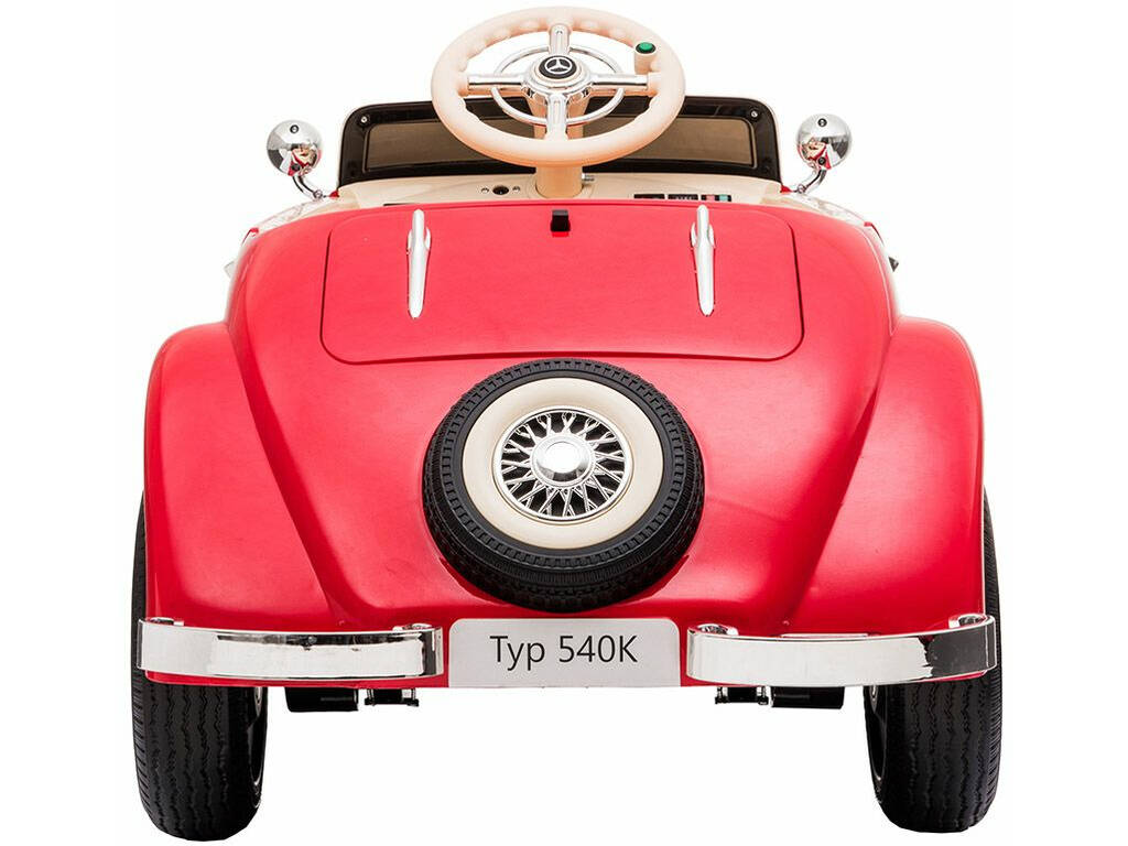 Auto a batteria Mercedes Benz TYP 540K classico rosso radiocomando