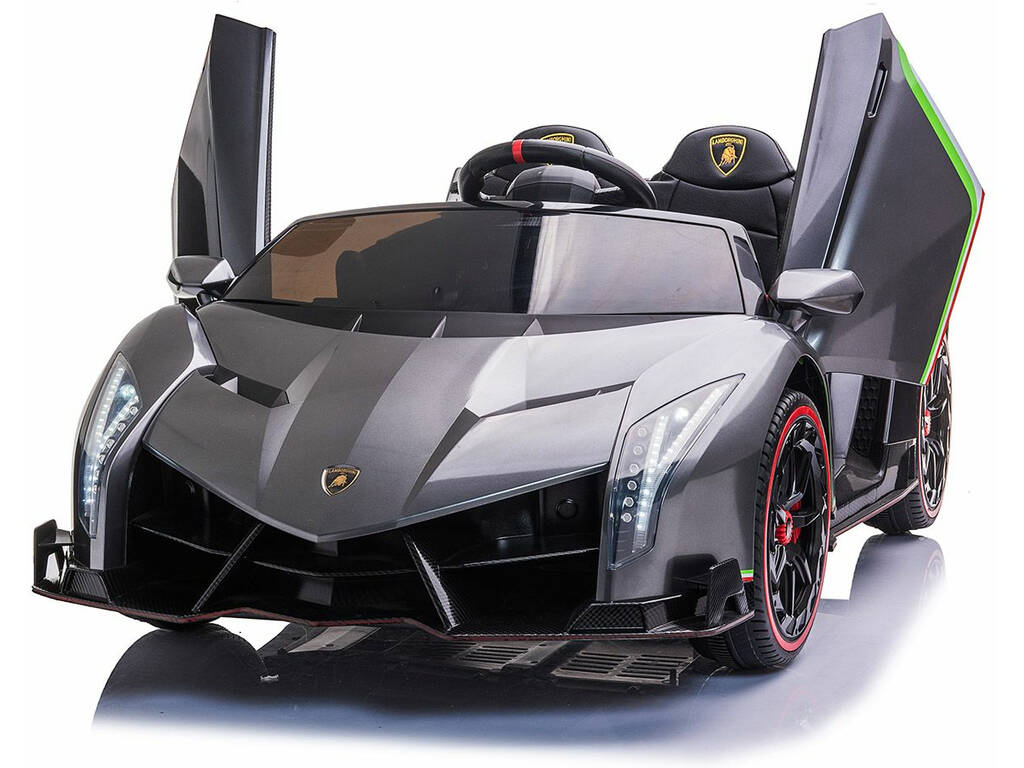 Auto a batteria Lamborghini Veneno Nero Radio Comando