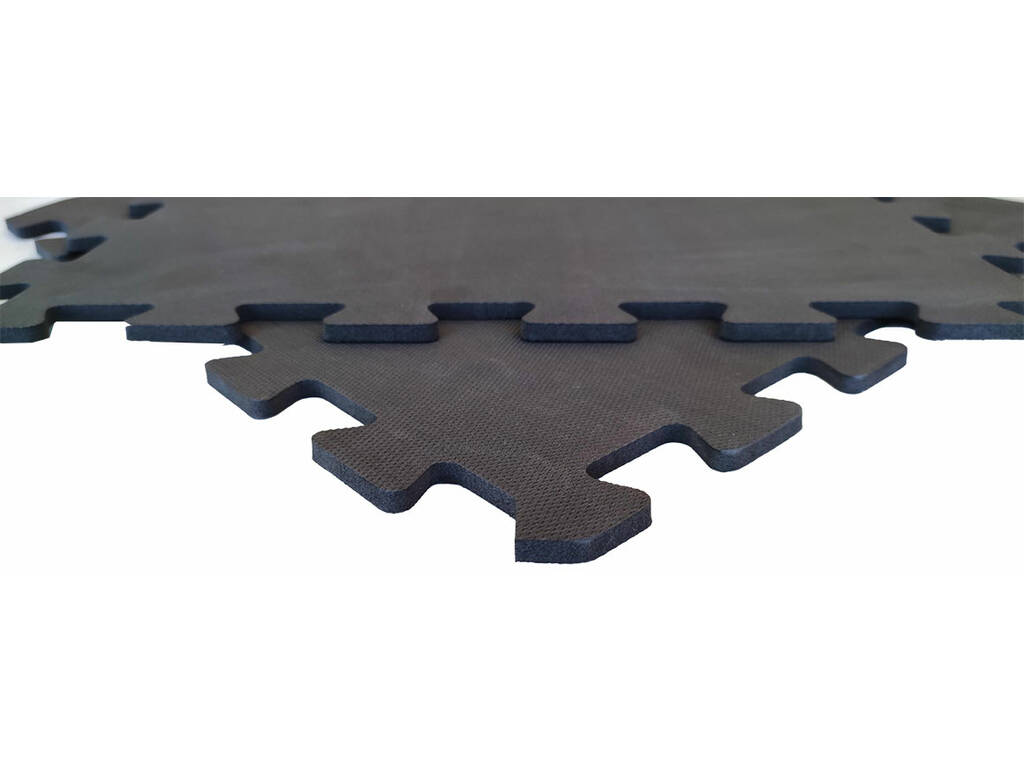 Jeu de 8 carreaux de sol de protection 390x390x6 mm. Dureté 40°.