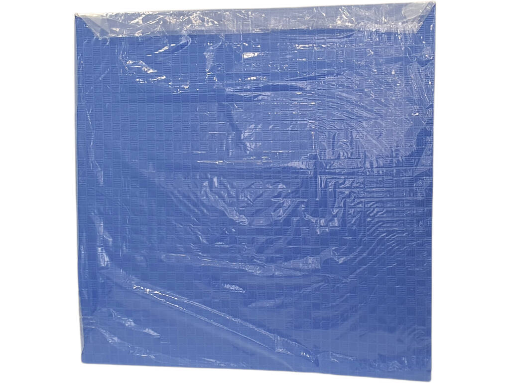 Carreau de sol Taekwondo 102x102x2,5 cm Rouge et Bleu Dureté 40°.