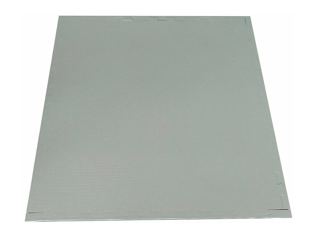Carreau de sol Taekwondo 102x102x2,5 cm Gris Noir Dureté 40°.
