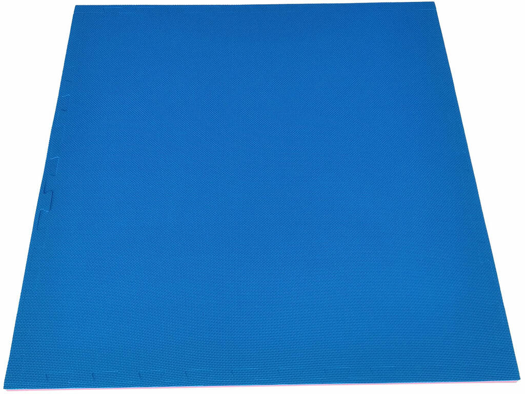 Carreau de Karaté 102x102x2 cm Rouge et Bleu Dureté 40°.