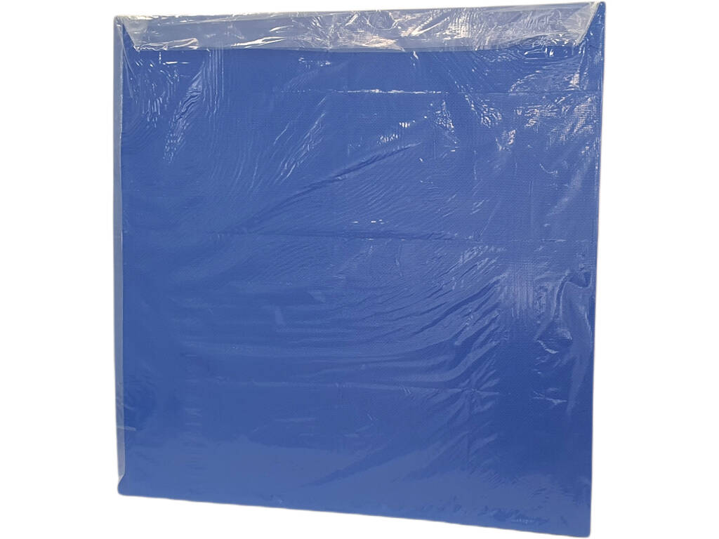 Carreau de Karaté 102x102x2 cm Rouge et Bleu Dureté 40°.