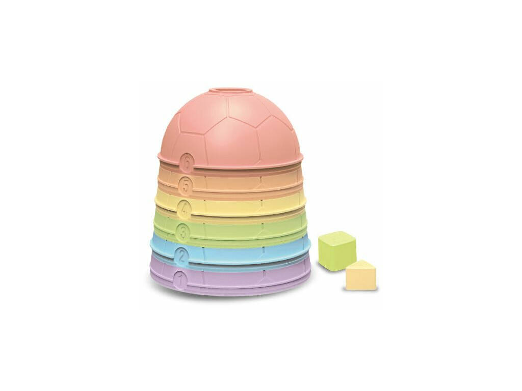 Gioco educativo per bambini palla impilabile con figure geometriche