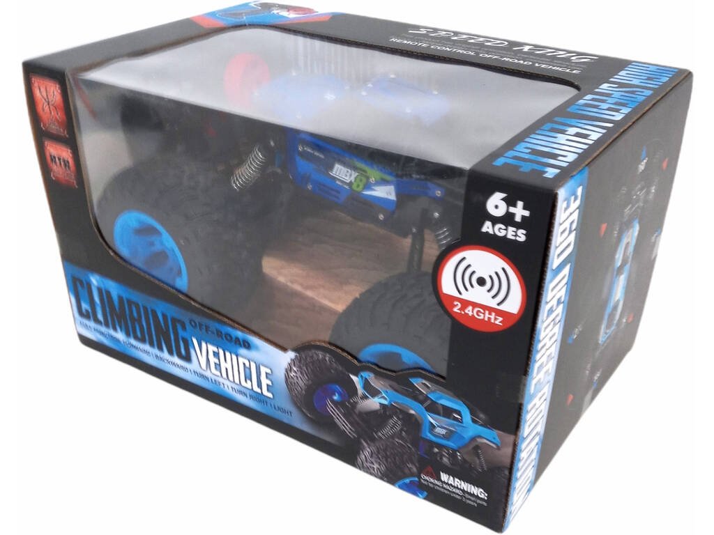 Radiocomando Climbing Vehicle 2.4G 4 funzioni blu