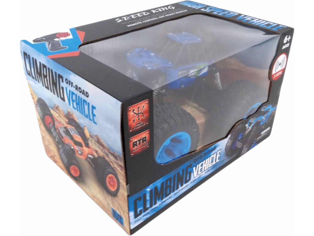 Radiocomando Climbing Vehicle 2.4G 4 funzioni blu