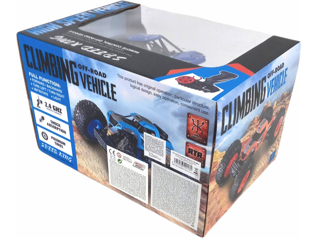 Radiocomando Climbing Vehicle 2.4G 4 funzioni blu