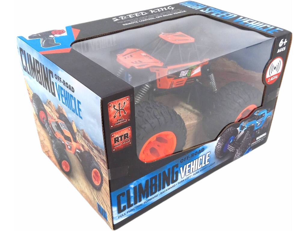 Véhicule à grimper radiocommandé 2.4G 4 Fonctions Orange