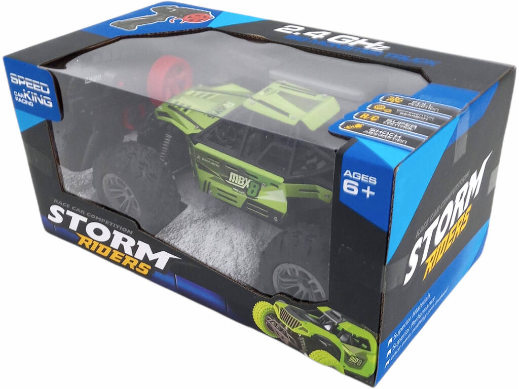 Radio Storm Riders 2.4G 4 Fonctions Vertes