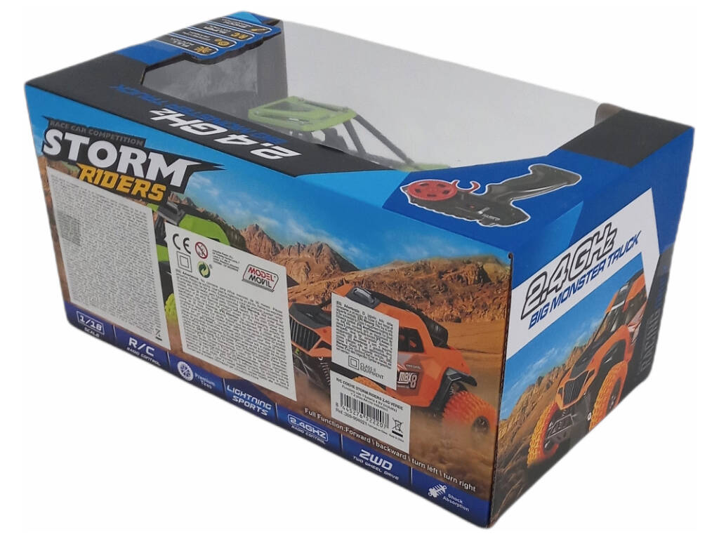 Radio Storm Riders 2.4G 4 Fonctions Vertes