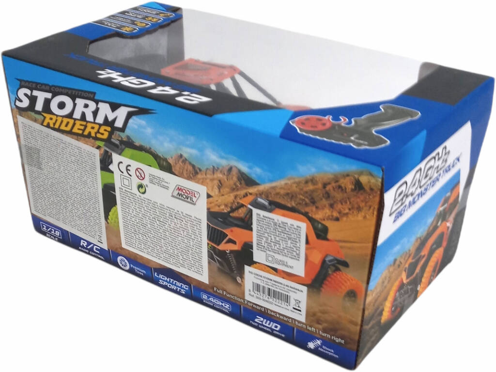 Radio Storm Riders 2.4G 4 Fonctions Orange