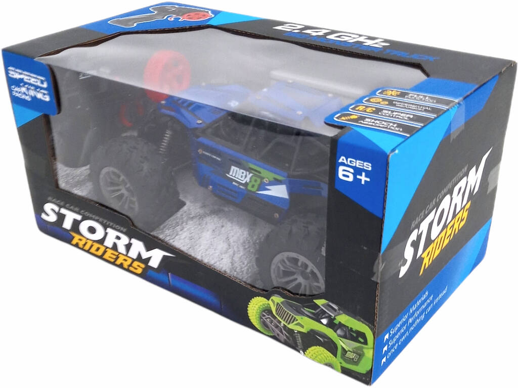 Radio Storm Riders 2.4G 4 Fonctions Bleu