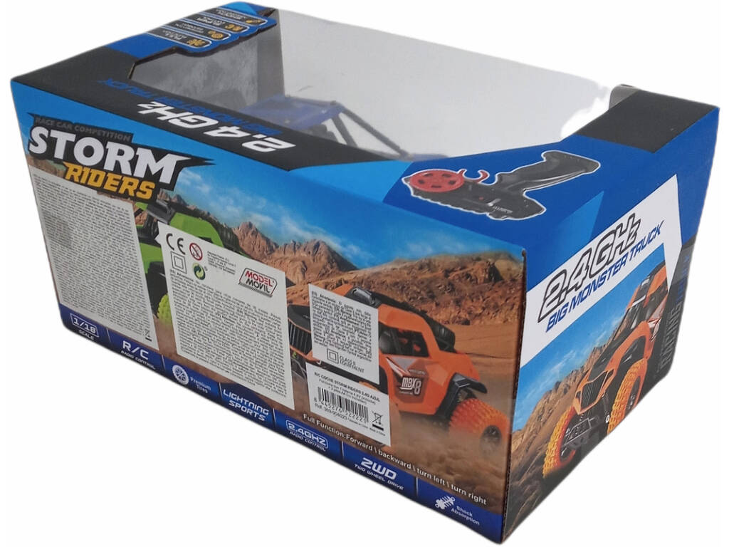 Radio Storm Riders 2.4G 4 Fonctions Bleu