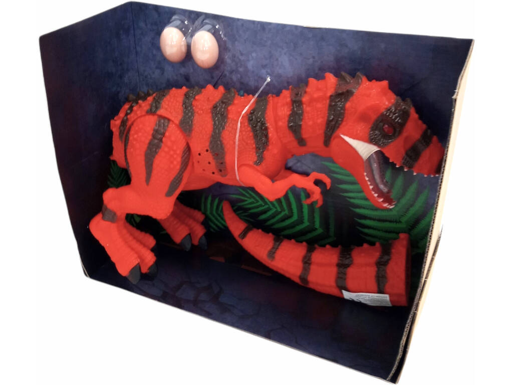 Tirannosauro Arancione Camminatore 45 cm.