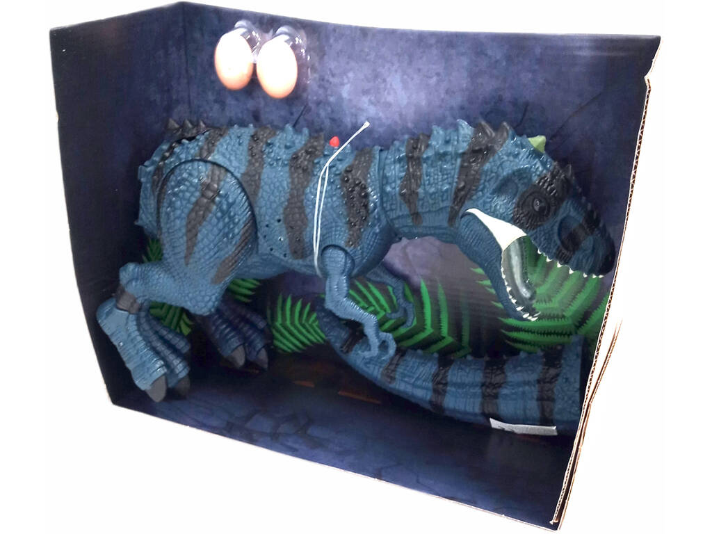 Tirannosauro verde camminatore 45 cm.