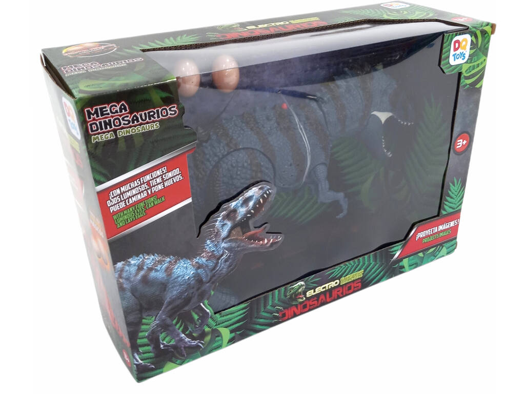 Tirannosauro verde camminatore 45 cm.