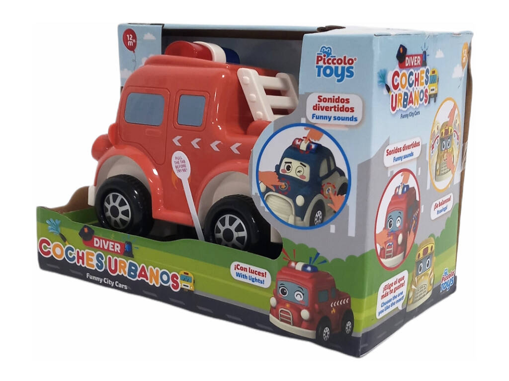 Camion dei pompieri Bump and Go con luci e suoni
