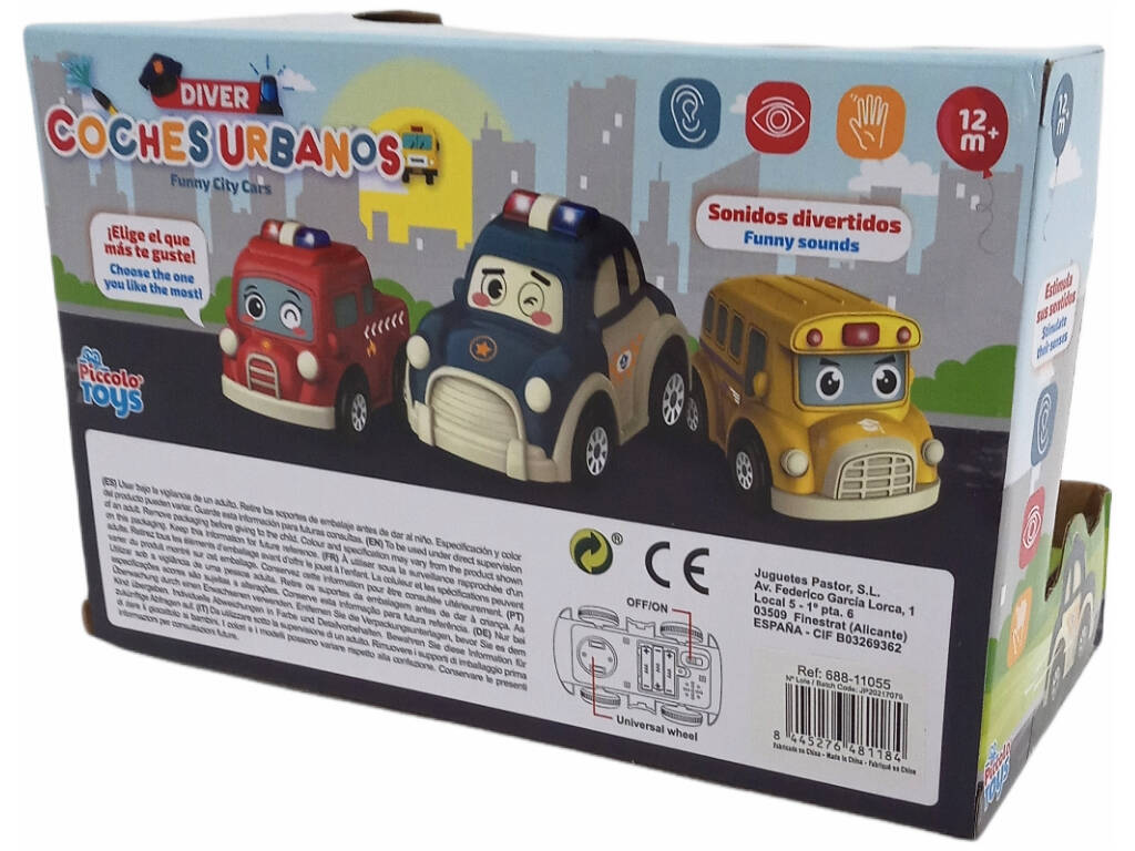 Camion dei pompieri Bump and Go con luci e suoni