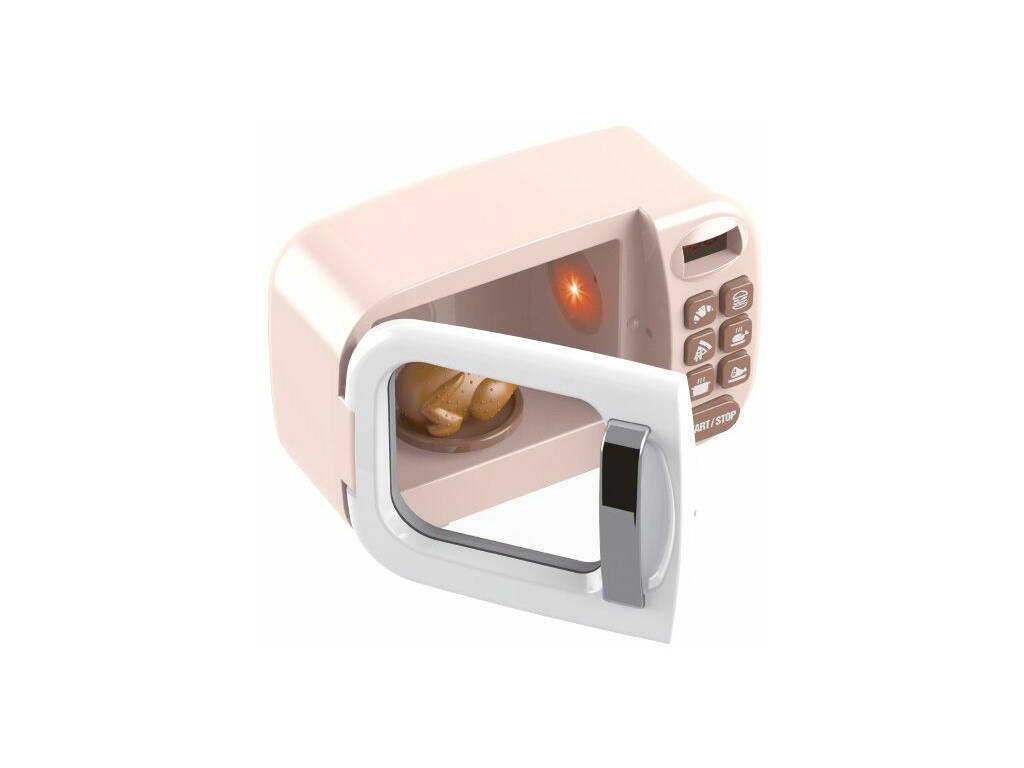 Micro-ondes avec lumière et accessoires alimentaires