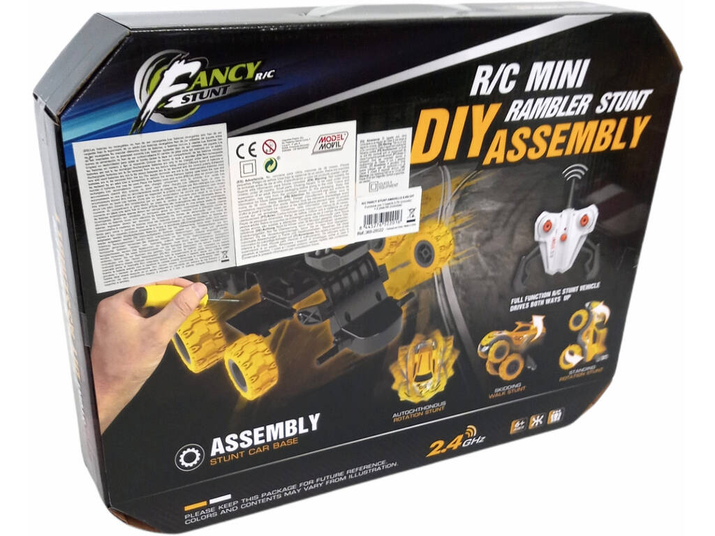 Radiocomando Fancy Stunt DIY Assembly Giallo