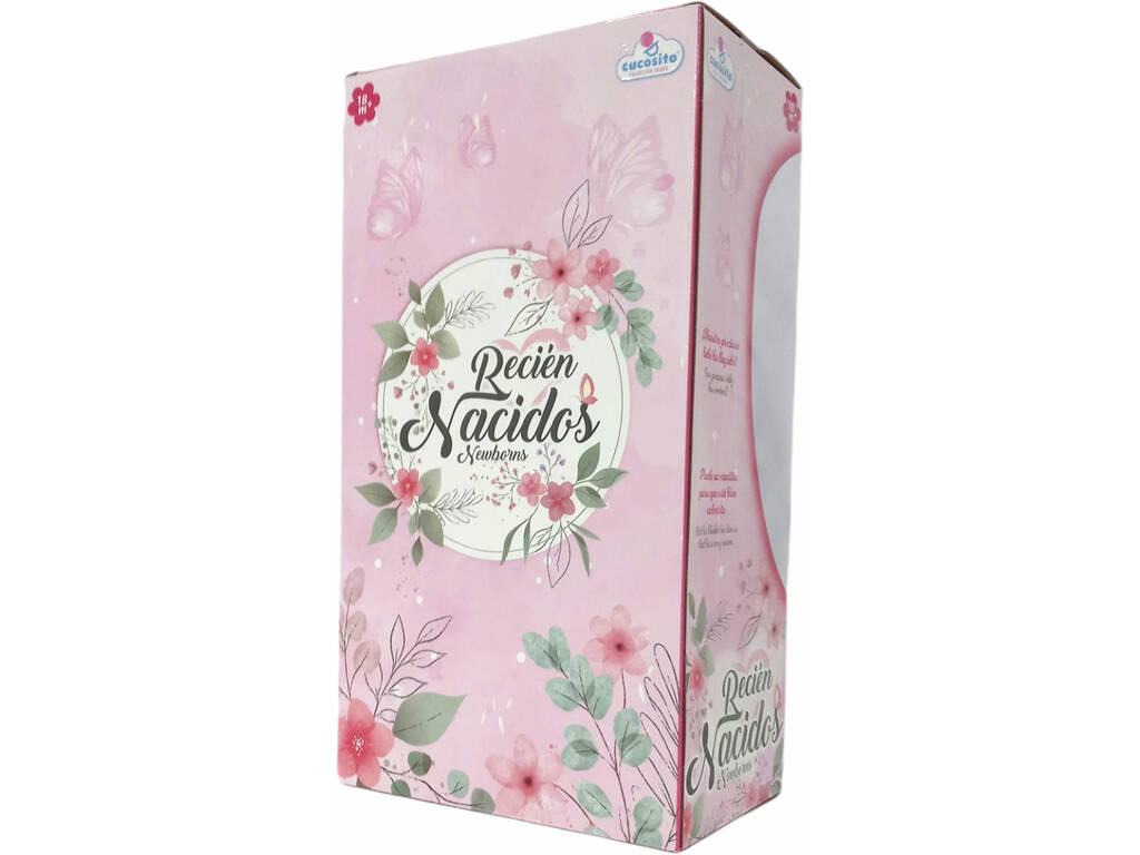 Poupée bébé 28 cm avec couverture grise