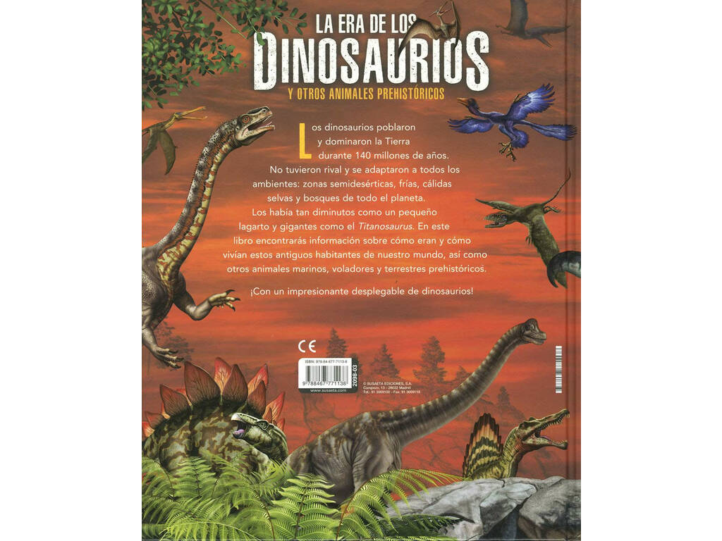 Esplora e impara l'era dei dinosauri Susaeta S2098003