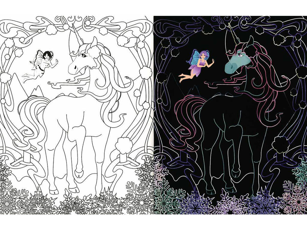 Unicorni Disegni da grattare e colorare 2 Susaeta S3483002
