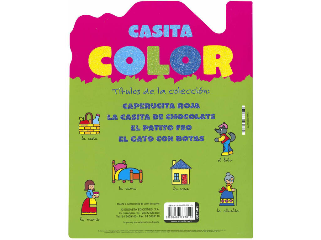 Casetta Colore Cappuccetto Rosso Susaeta S6071001