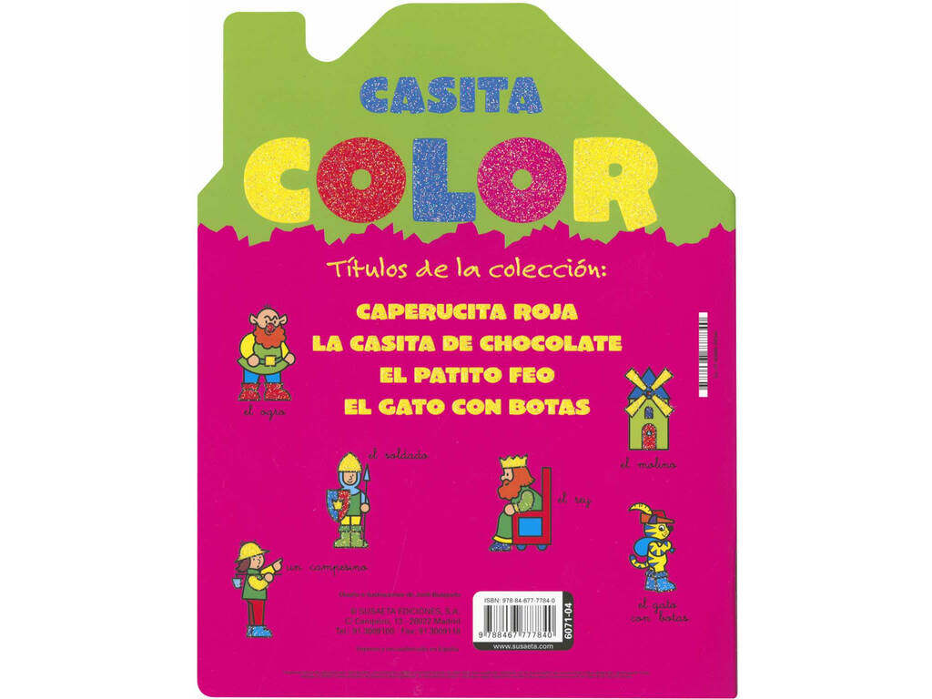 Casetta Colore Il Gato Con Stivali Susaeta S6071004