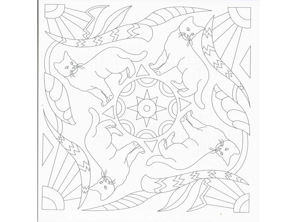 Mandalas à colorier Animaux Susaeta S6075001