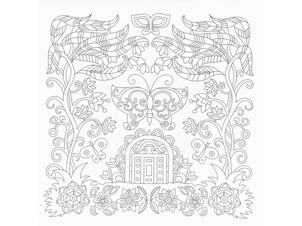 Colora Mandala Fiori e Farfalle Susaeta S6075002