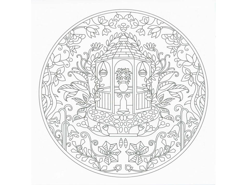 Colora Mandala Fiori e Farfalle Susaeta S6075002