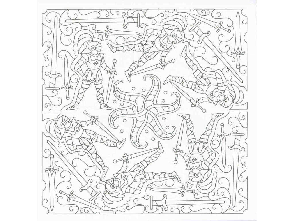 Colore Mandalas Cavaleiros Susaeta S6075003
