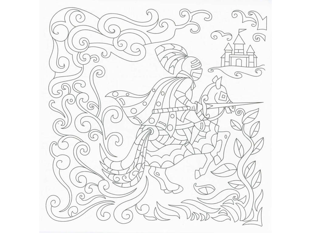 Colore Mandalas Cavaleiros Susaeta S6075003