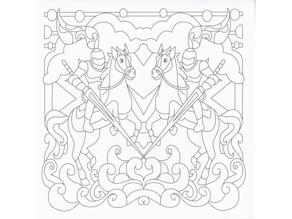 Colore Mandalas Cavaleiros Susaeta S6075003