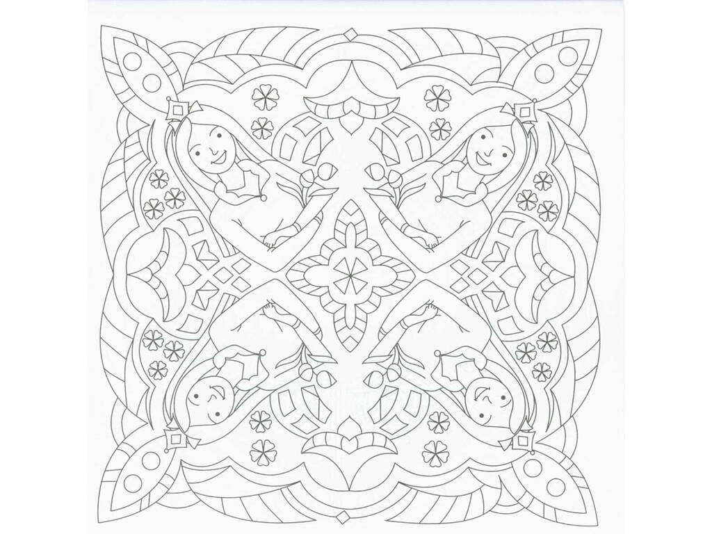 Mandalas à colorier Princesses Susaeta S6075004