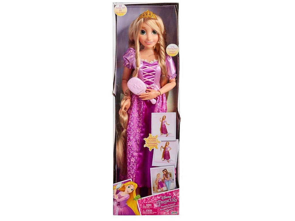 Principesse Disney La mia Amica Raperonzolo 80 cm. Jakks 61773-4L-PKR1