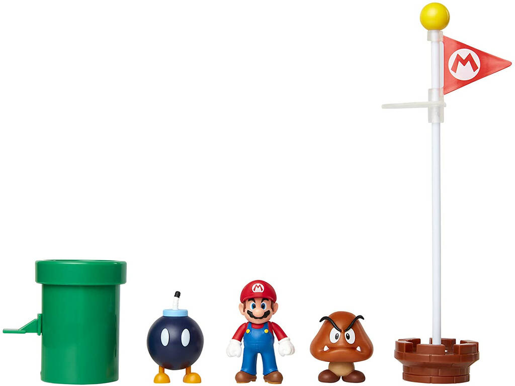Super Mario Set di gioco Acorn Plains Jakks 85987-4L