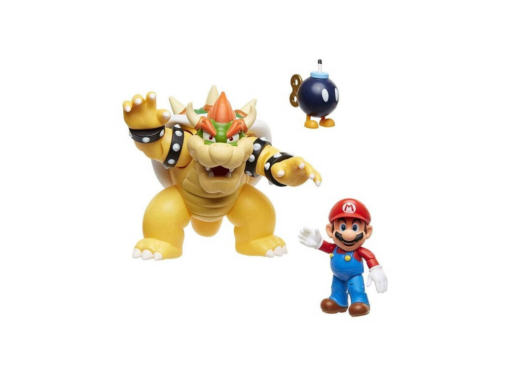 Super Mario Set gioco Mario vs. Bowser Jakks 64512-4L