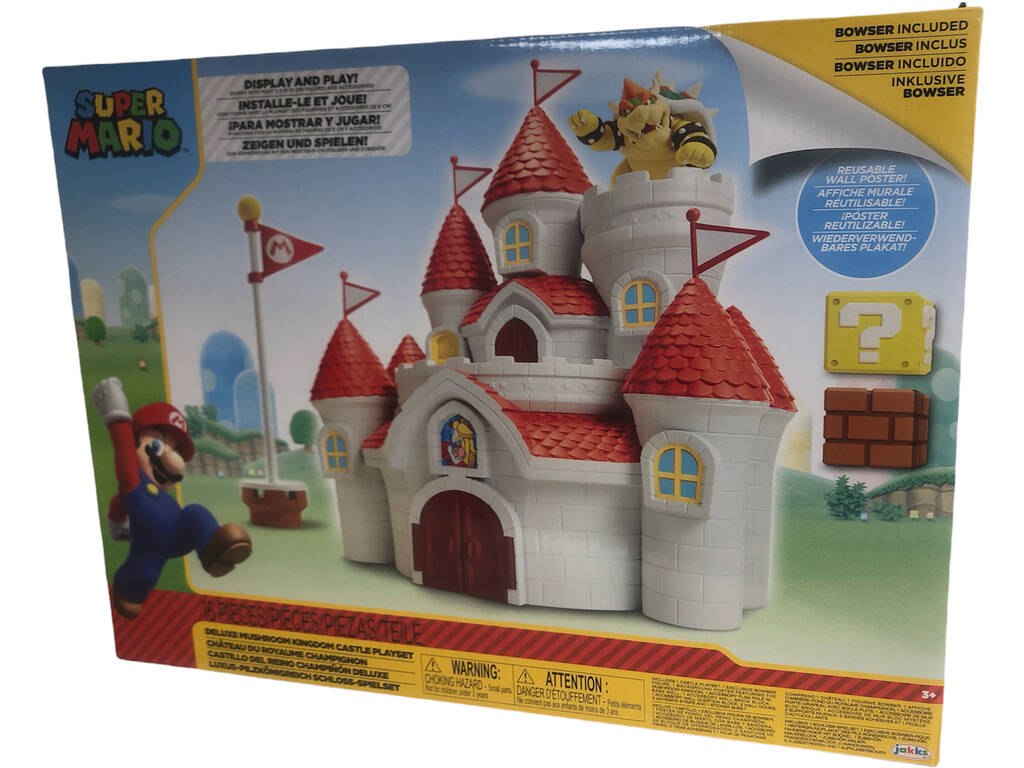 Set de jeu Super Mario Mushroom Kingdom Castle Jakks 58541-4L