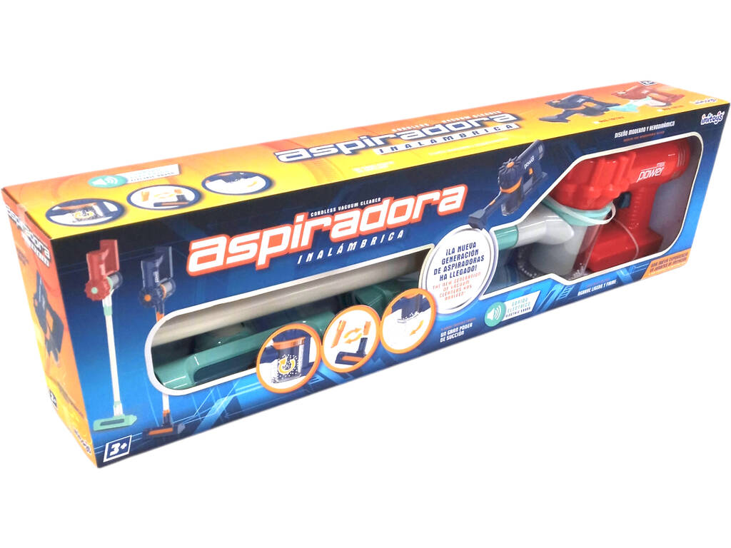 Aspirateur à balai sans fil rouge