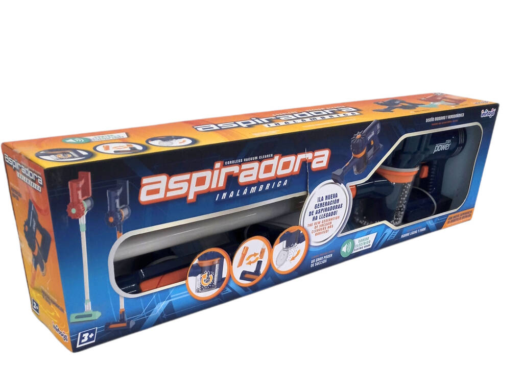 Balai aspirateur sans fil bleu