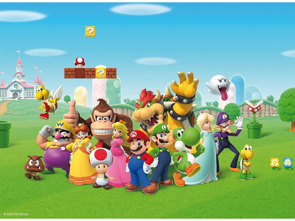 Quebra-Cabeça XXL Super Mario 200 Peças Ravensburger 12993