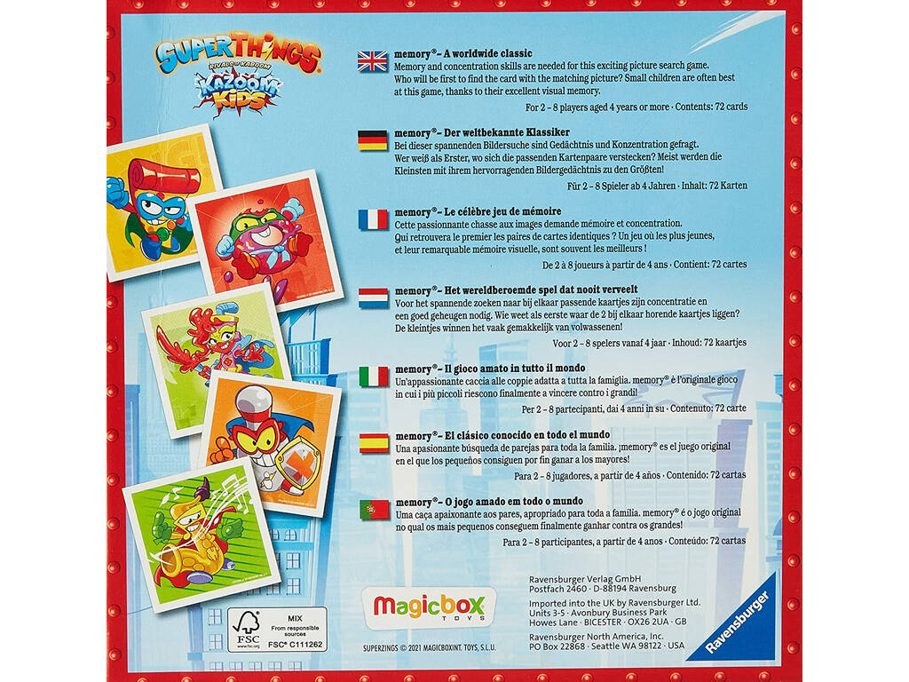 Memory Superthings Ravensburger 20857