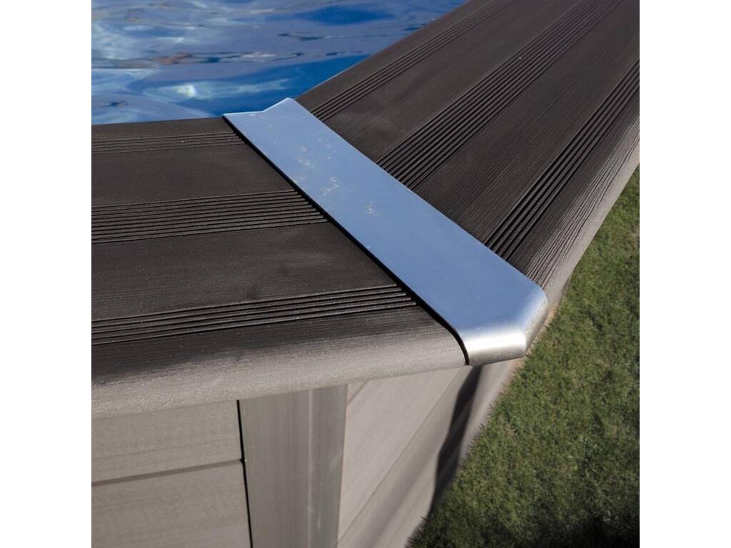 Piscina in legno composito Pool 524x386x124 cm. Gre KPCOV52L