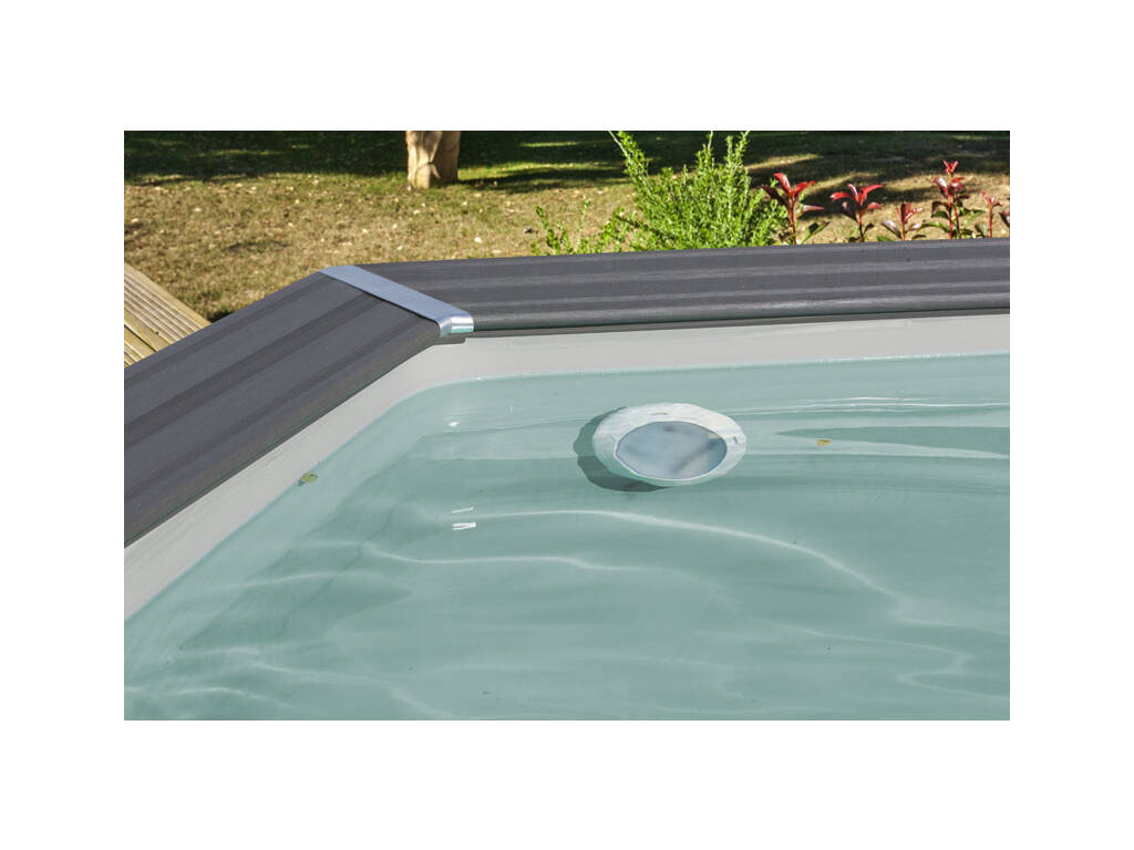 Piscina in legno composito Pool 524x386x124 cm. Gre KPCOV52L
