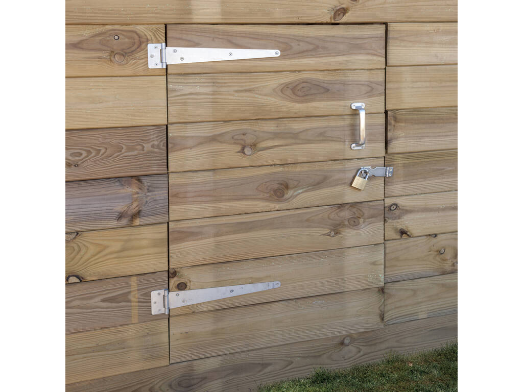 Plateforme de bureau en bois pour piscine hors sol GRE DECK1