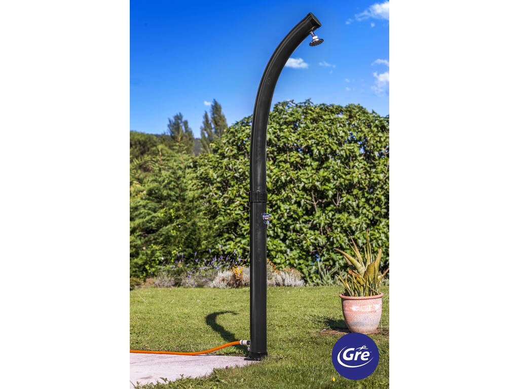 Doccia solare in PVC curvo 22 L Gre AR1022P