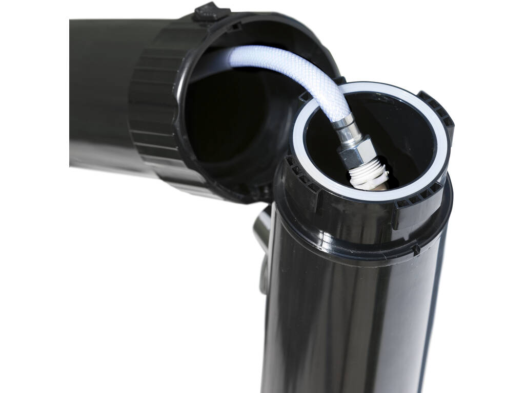 Doccia solare in PVC curvo 22 L Gre AR1022P