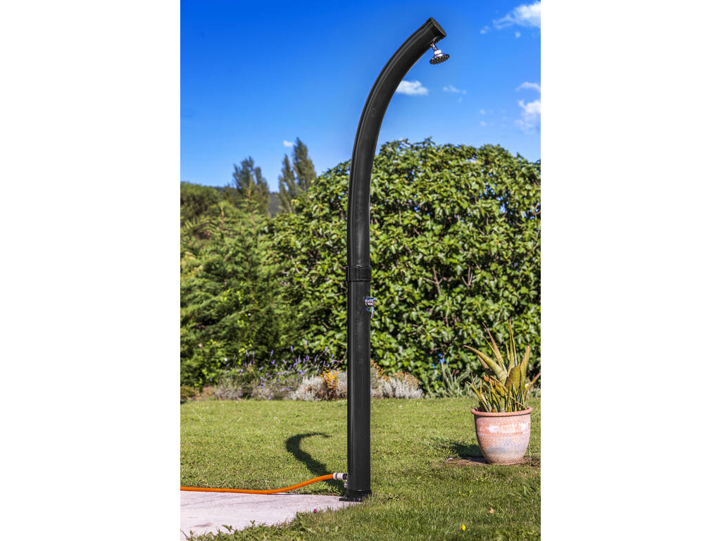 Doccia solare in PVC curvo 22 L Gre AR1022P
